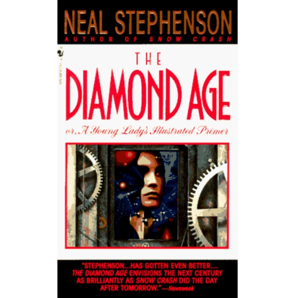 5/$15 Book Diamond Age Neal Stephenson Cyberpunk Stand Alone MM SciFi Steampunk